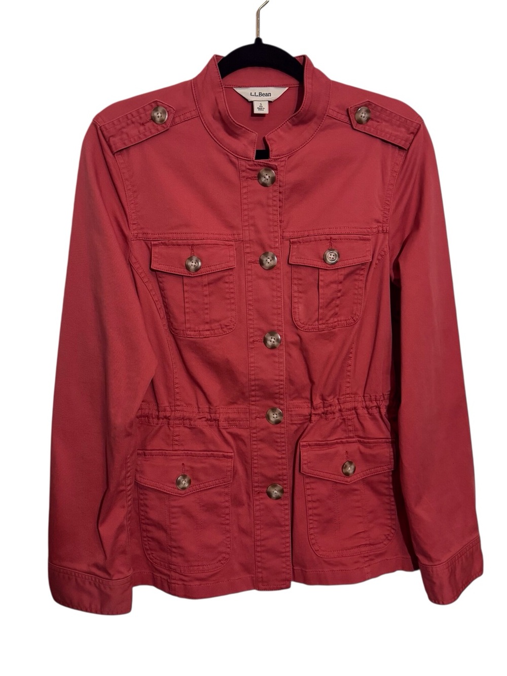L.L. Bean Vintage Small Coral Barn Chore Jacket Cottagecore Nature Outdoors